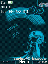 Music girl by temcka | 240*320