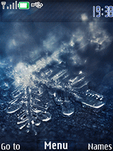 Macro Snowflake | 240*320