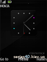 black minimal theme | 240*320