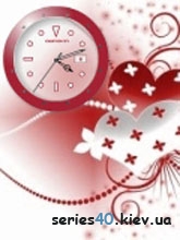 Red Hearth Clock | 240*320