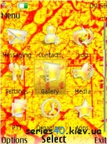 Orange-Yellow Abstract | 240*320