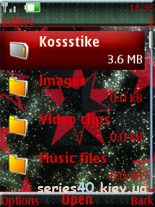 Nokia Blue, Red Star by Kossstike | 240*320