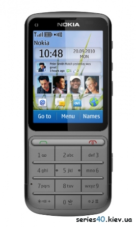 Nokia C3 Touch and Type - сенсорная новинка Series 40