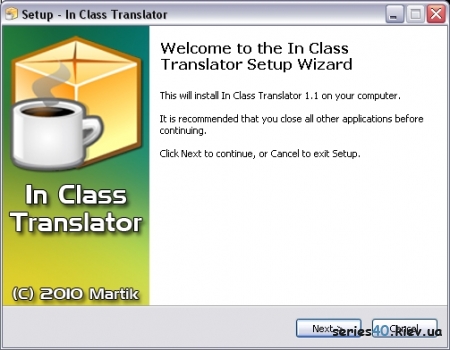 In Class Translator v.1.1