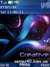 Blue And Pink Abstract by intel | 240*320