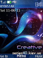 Blue And Pink Abstract by intel | 240*320