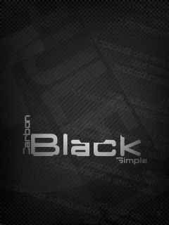 Simple Black Carbon by fliper2 | 240*320