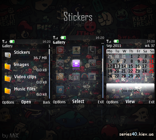Stickers by MiX | 240*320