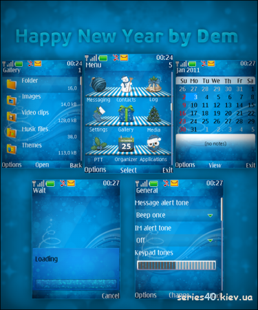 Happy New Year by Dem | 240*320