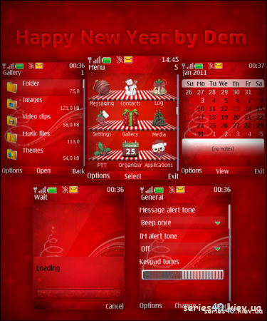 Happy New Year by Dem | 240*320