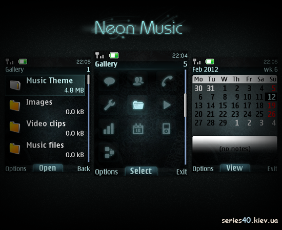 Neon Music by MiX | 240*320