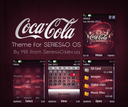 Coca-Cola & Pepsi Themes by MiX | 240*320