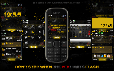 Don't Stop When The Red Lights Flash by MiX | 240*320