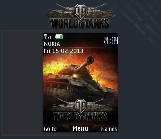 World of Tanks Theme by MiX | 240*320