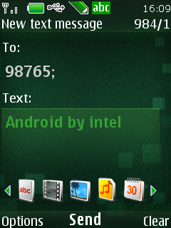 Android by intel | 240*320